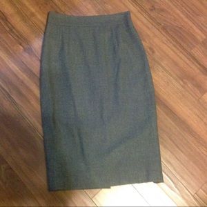 Banana Republic gray wool skirt